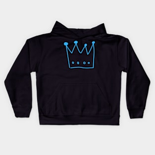 DOM'S CROWN ! (Blue) Kids Hoodie